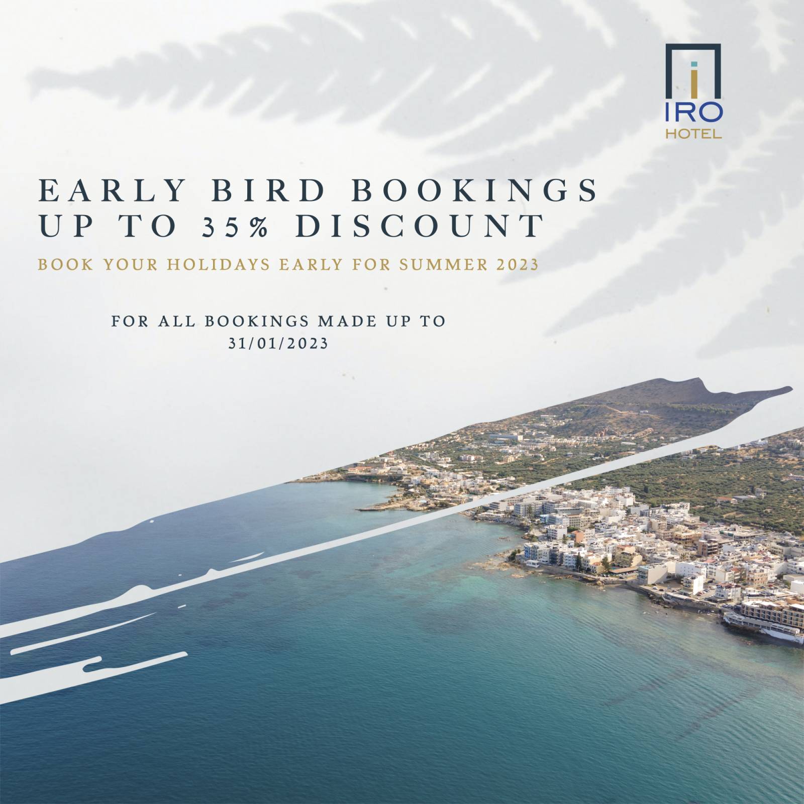Iro Hotel - Early booking discount